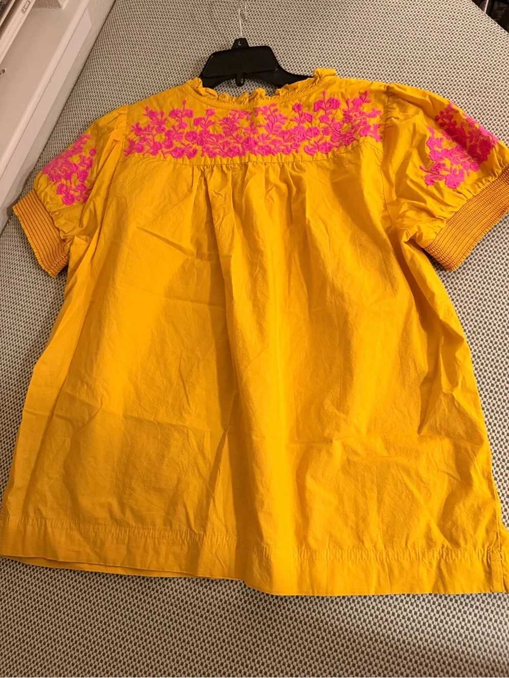 J. Crew mustard yellow